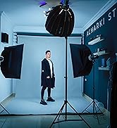 RaLeno 80W LED Studio Video Light Webcam, with Efficient Cooling Fan Continuous Lighting 5600K CR...