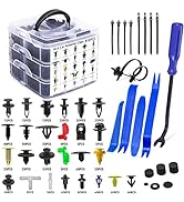 860Pcs Car Retainer Bumper Clips and Fastener Remover Kit 25 Sizes Auto Push Pin Rivets Door Trim...