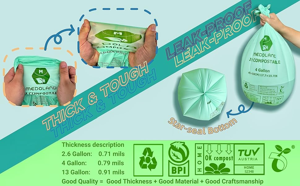 GOOG THICKNESS THICK AND TOUGH AND LEAK-PROOF