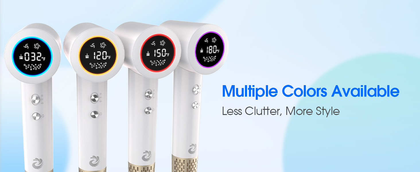 Plasma Hair Dryer Multiple Colors Available Less Clutter, More Style Hair Dryer, HairDryer for Home