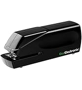 EcoElectronix Portable Automatic Electric Stapler - 30 Sheet Capacity, Quiet Operation, Jam-Free ...