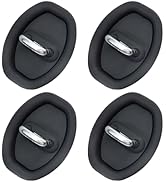 Diamall 4 PCS Car Door Latch Lock Cover, Silicone Silent Shock Absorption Lock Protector, Rust-pr...