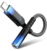 USB Type C to 3.5mm Female Headphones Jack Adapter for iPhone 16 15 Pro Max Plus iPad MacBook, US...