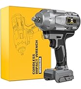 Cordless Impact Wrench 1/2 inch for Dewalt Battery, 900FT-LBS (1200N.m) Brushless Electric Impact...