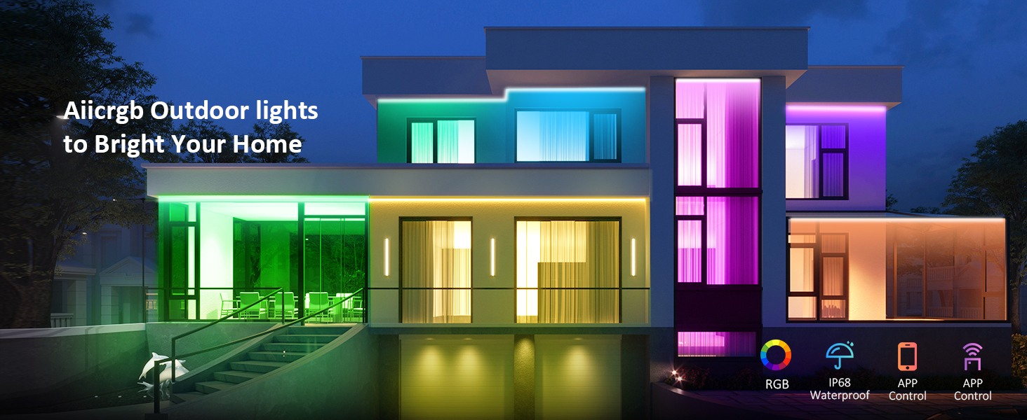 outdoor led strip lights waterproof