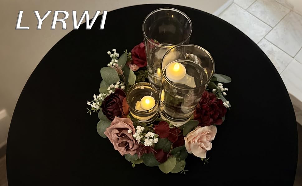 Romantic Centerpiece for Wedding Tables