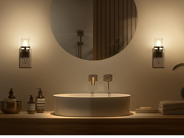 night lights plug into wall candle night light home decor