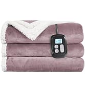 LaffyLo Electric Heated Blanket Twin Size - 62