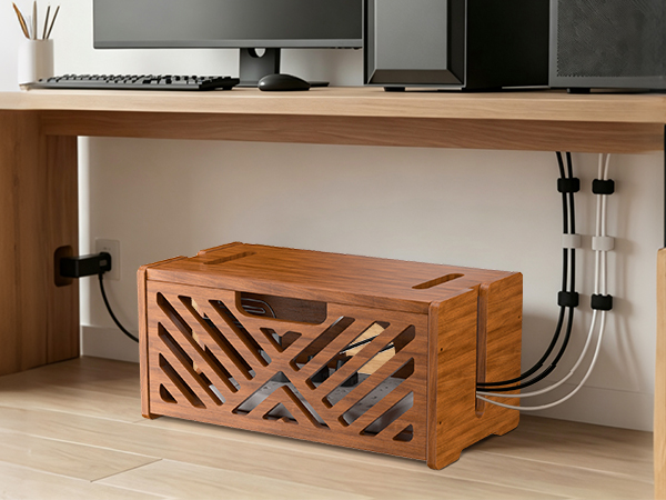 cable box organizer