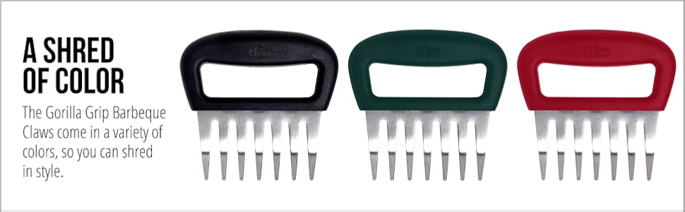 shred of color black red green