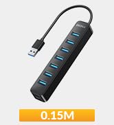 USB Hub, iDsonix USB Splitter Hub 7 Ports Portable Hub USB Hub Multi Port USB Expansion Hub Exten...