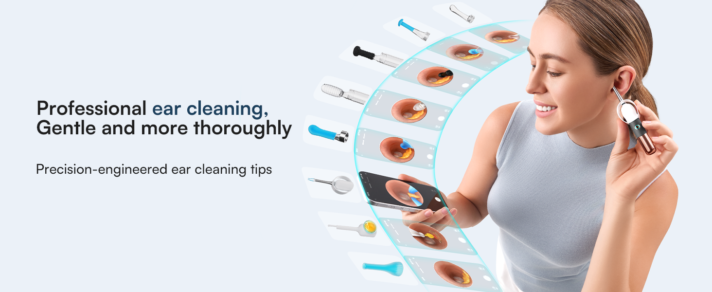 precision engineered ear cleaning tips