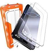 UniqueMe for iPhone 16 Pro Max Matte Screen Protector - 6.9 inch 2 PACK Tempered Glass Matte Scre...