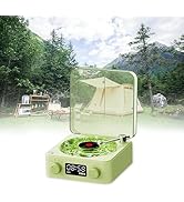 The Waves Vinyl Player, Waves Vinyl Bluetooth Speaker, 2024 New Portable Four Modes Wireless Vint...