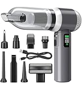 Clicar Handheld Vacuum Cordless, Suction/Blow 2 in 1 Cordless Vacuum Cleaner, 100W Large Suction ...