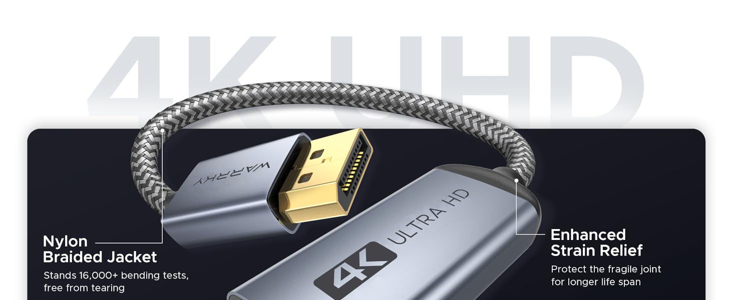 4K UHD Display Port to HDMI Adapter