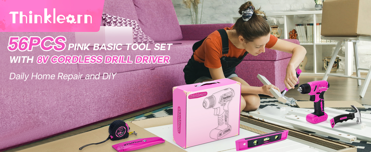 pink drill set for women