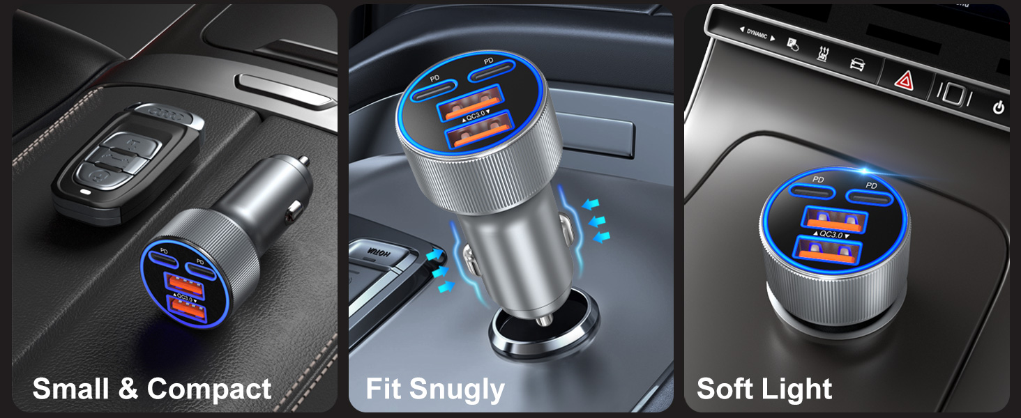 low profile car charger