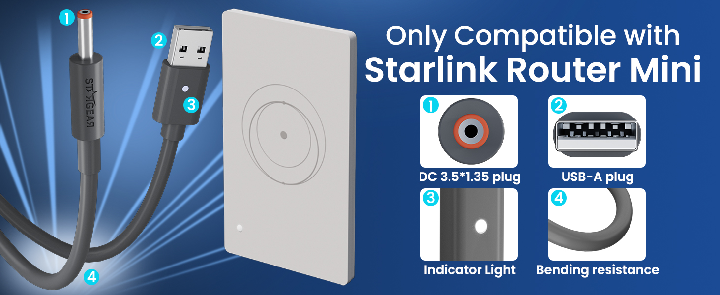 Starlink Router Mini Cable