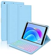 GOOJODOQ 7 Colors Backlit Keyboard Case for iPad 9th/8th/7th Gen 10.2” 2021/2020/2019-iPad Keyboa...