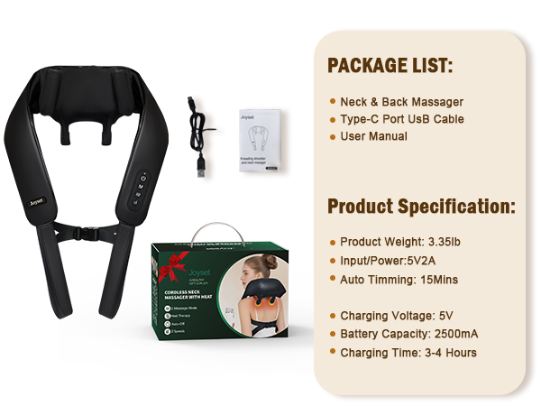 cordless back massager rechargeable