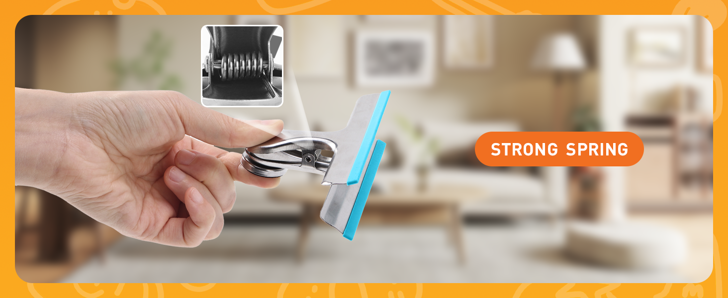 kitchen necessities bag clips for food storage metal clips clip magnets magnetic clips heavy duty