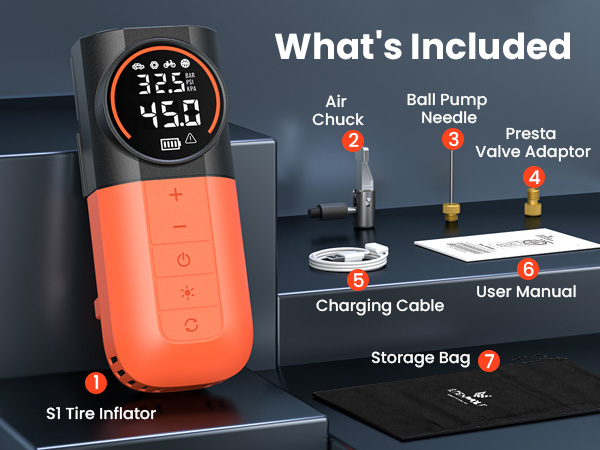 tire inflator portable air compressor