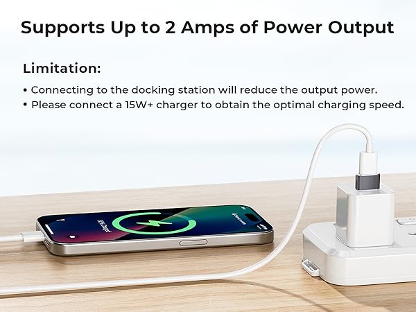 Supports Up to 2 Amps of Power Output