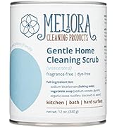 Meliora Cleaning Products Gentle Home Cleaning Scrub Powder, Unscented