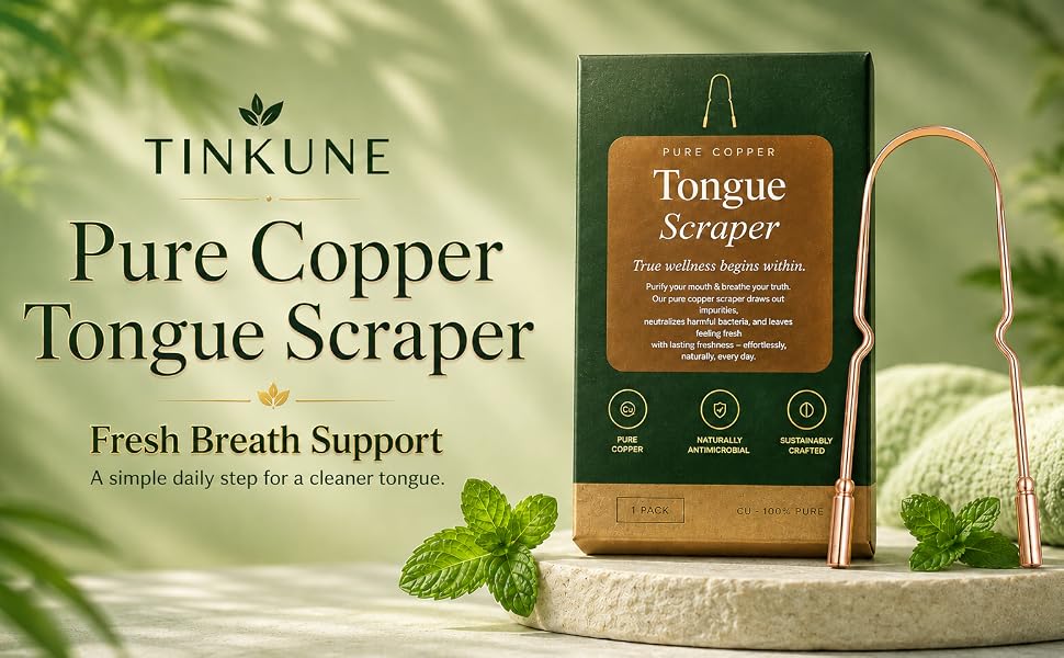 copper tongue scraper