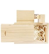 32GB Wooden Flash Drive USB 3.0 TATMOHIK Maple Wood USB Flash Drive High Speed Thumb Drive Memory...