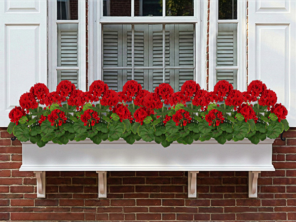 Artificial Geraniums for Outdoors