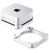 ORICO Stackable Mac mini Stand - Modular Interlocking Design, 360° Ventilation &amp; Premium ABS Silv...