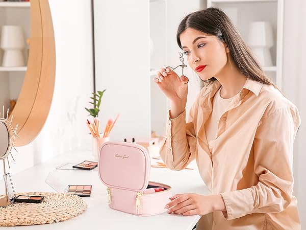 mirror makeup bag