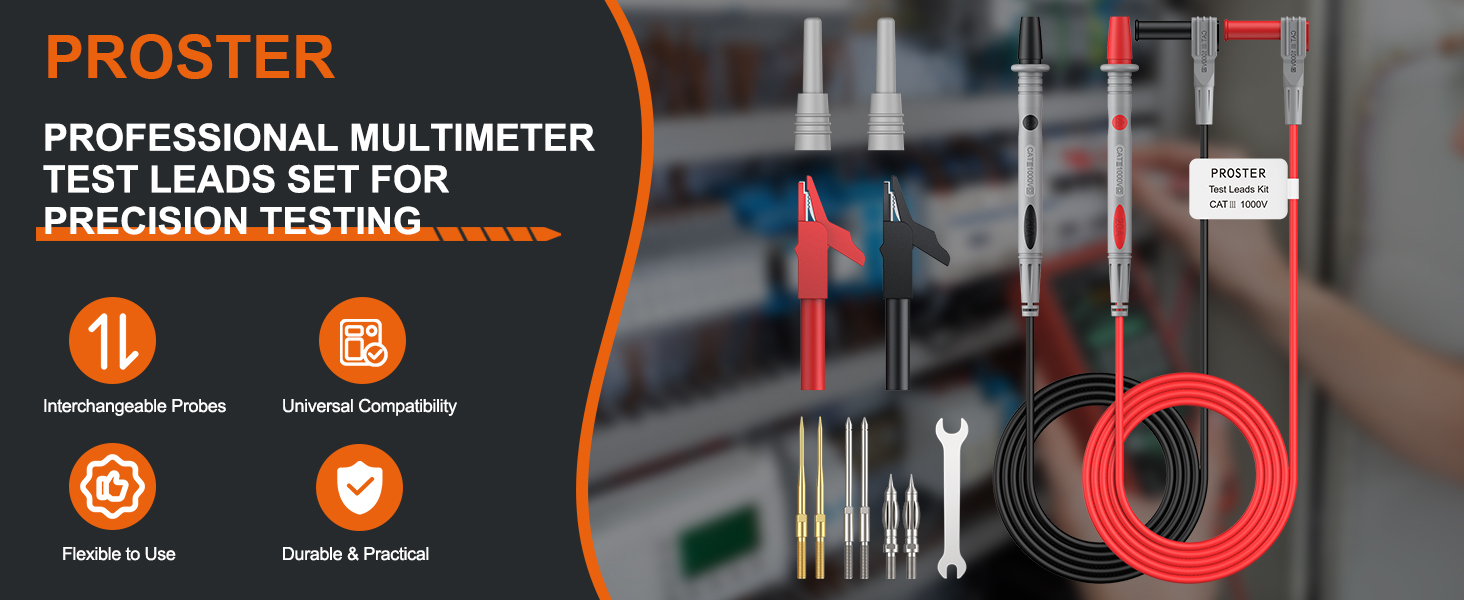 Multimeter Electrical Test Lead