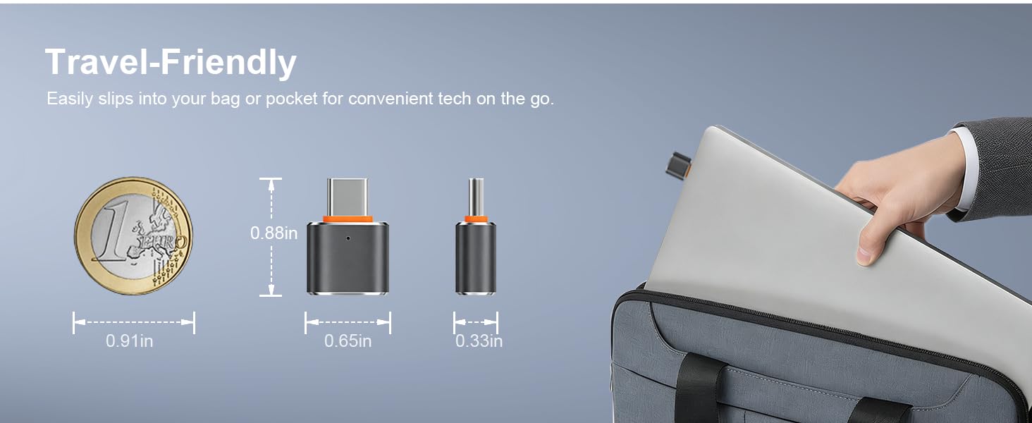 USB C to USB Adapter USB C Male to USB 3.0 Female OTG Adapter