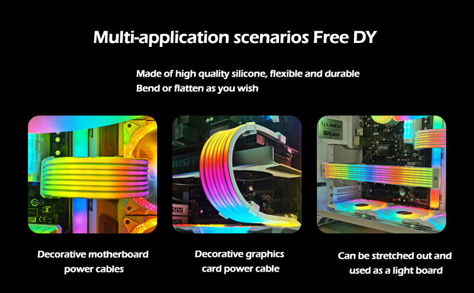 Ummanteltes Netzteilkabel