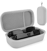 Fonwill Double Eyeglasses Case, Hard Travel Glasses Case for Men Women | EVA Hard Shell Dual Sung...
