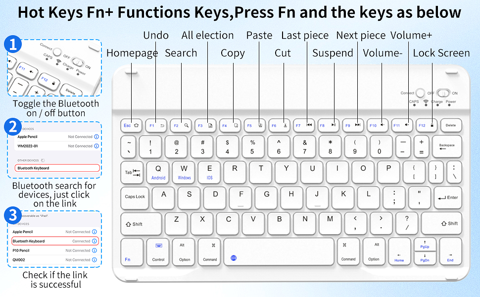 9th generation ipad case with keyboard