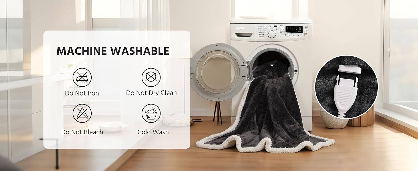 MACHINE WASHABLE