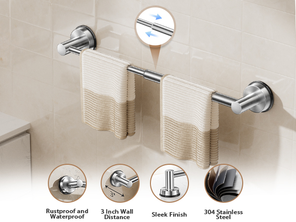 suction cup towel rack