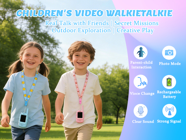 Video Walkie Talkies for Kids