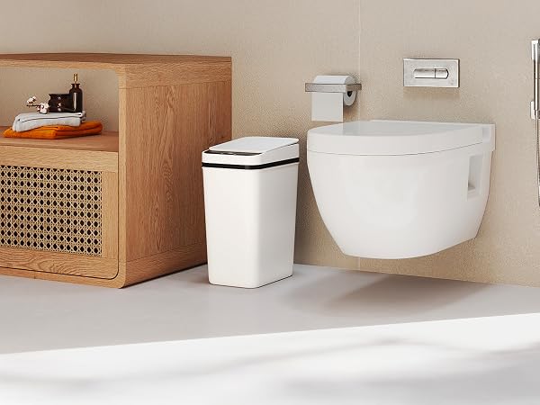 bathroom trash can