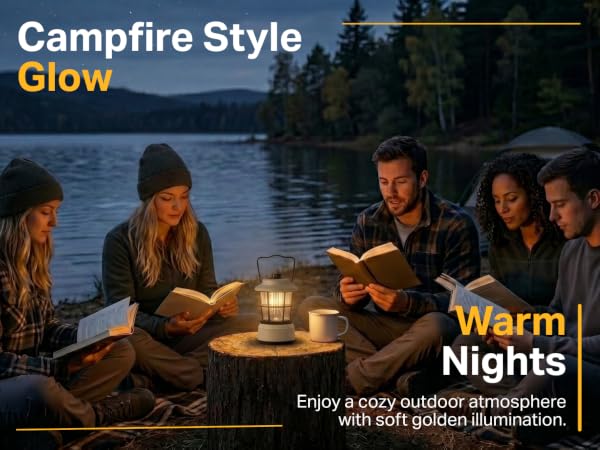 Warm Nights Campfire Style Glow