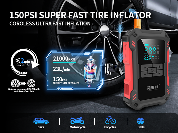 Portable Car Battery Booster