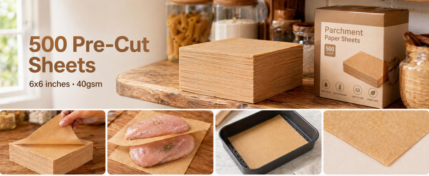 parchment paper sheets