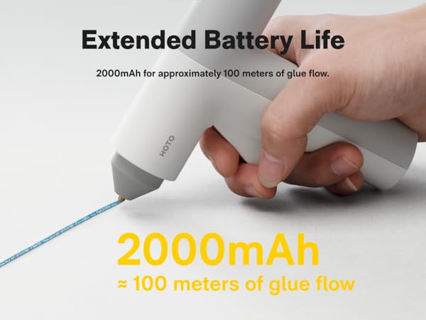 HOTO Cordless Hot Glue Gun