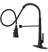 BWE 3-Function Kitchen Faucets with Pull Down Sprayer, Stainless Steel Kitchen Sink Faucet 1 or 3...