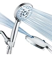 AquaCare High Pressure 8-mode Handheld Shower Head - Anti-clog Nozzles, Built-in Power Wash to Cl...