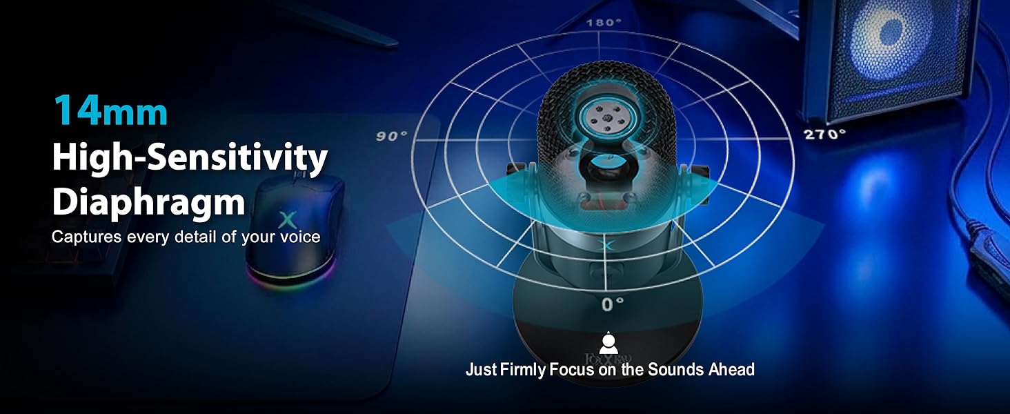 14mm high-sensitivity diaphragm